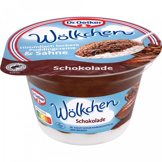 Dr.Oetker Wölkchen Klassische Schokolade 125 g 