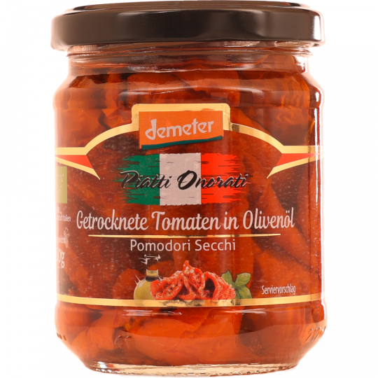 Piatti Onorati Demeter getrocknete Tomaten in Öl 180 g 
