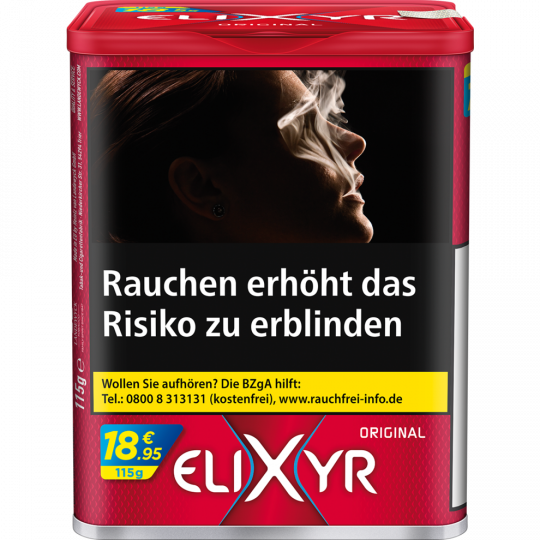Elixyr Classic Cigarette Tobacco Red 115 g 