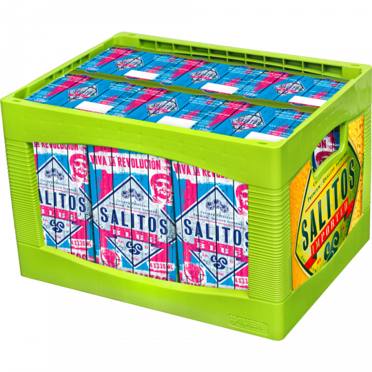SALITOS Blue Mixgetränk - Kiste 6 x 4 x 0,33 l 