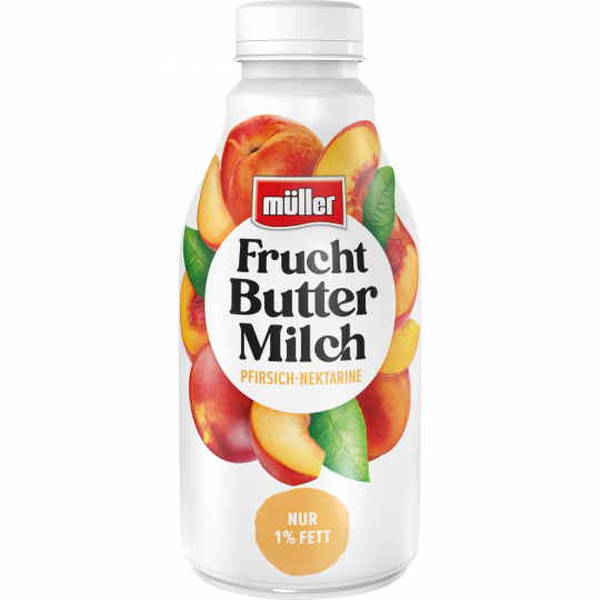 müller Fruchtbuttermilch Pfirsich-Nektarine 500 g 