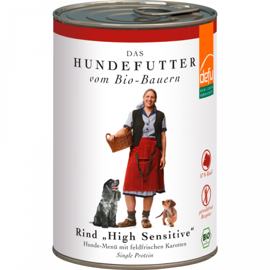 defu Bio Hundefutter Rind "High Sensitive" 410 g 