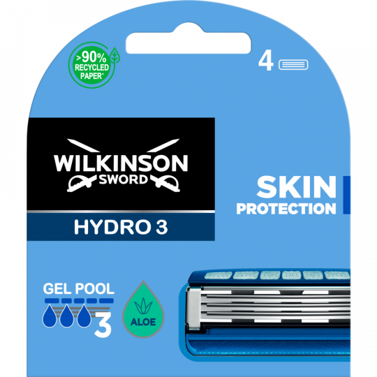 Wilkinson Hydro3 Rasierklingen 4 Stück 