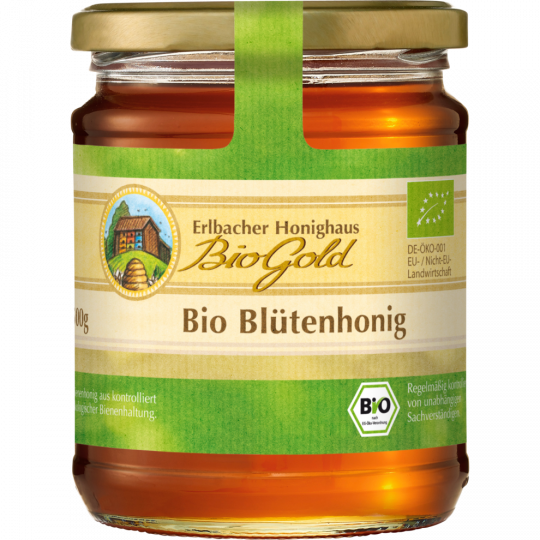 Erlbacher Honighaus BioGold Bio-Blütenhonig 500 g 