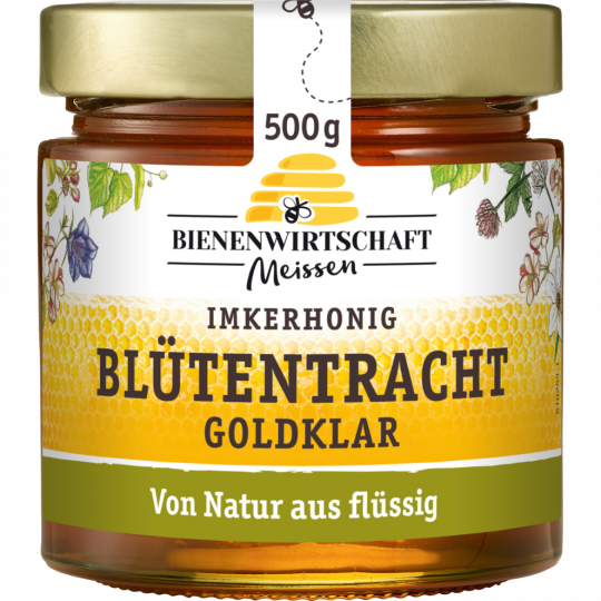 Imkerhonig Blütentracht Goldklar 500 g 