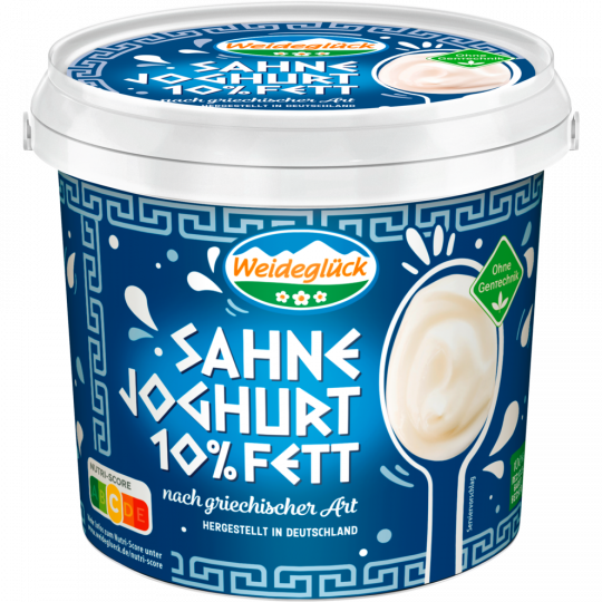 Weideglück Sahne Joghurt nach griechische Art 10 % Fett 1 kg 