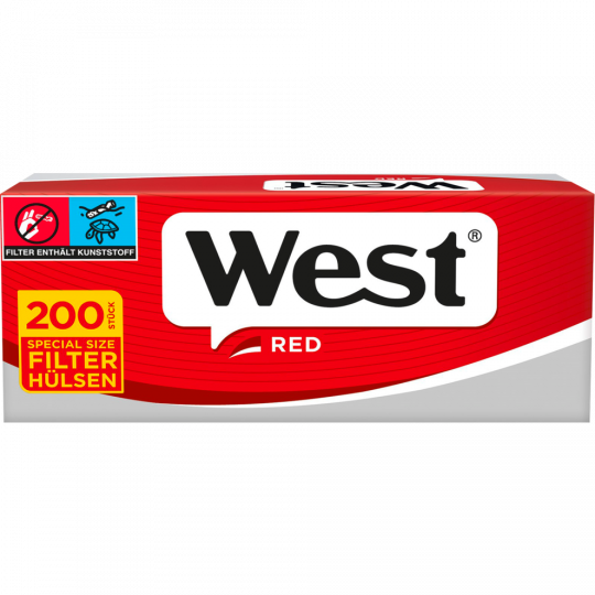 West Red Hülsen 200 Stück 
