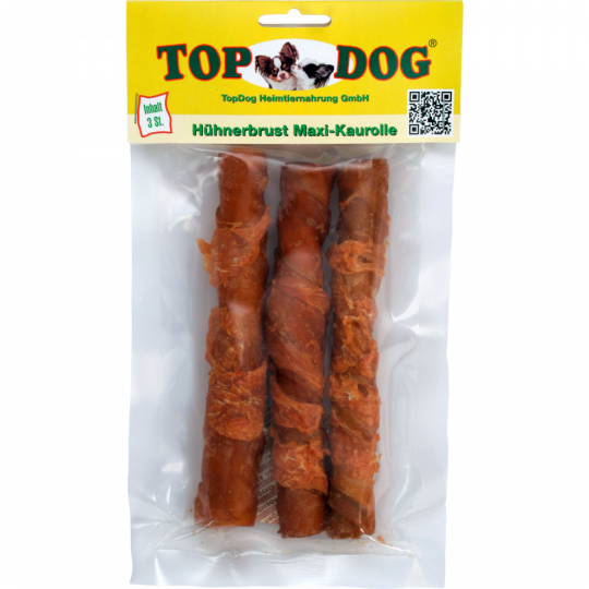 Top Dog Hühnerbrust Maxi-Kaurolle 150 g 