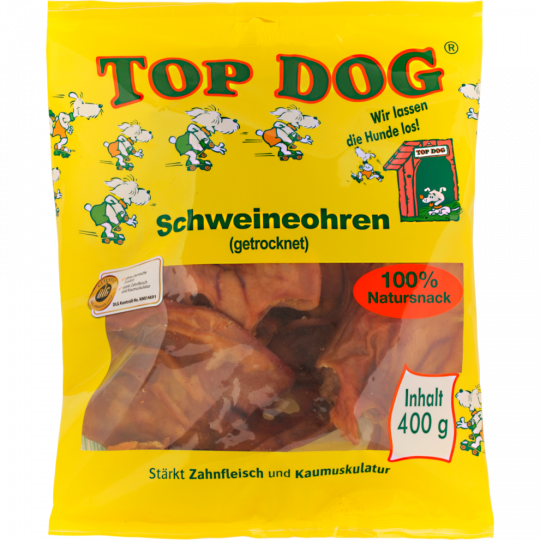 Top Dog Schweineohren getrocknet 400 g 