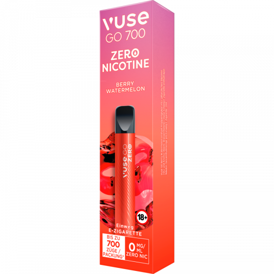 Vuse Go 700 Zero Nicotine Berry Watermelon 0 mg/ml 2 ml 