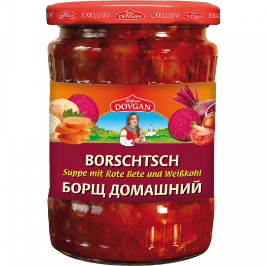 DOVGAN Russische Küche Borschtsch 480 g 