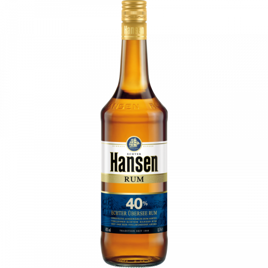 Hansen Echter Übersee Rum 40 % vol. 0,7 l 