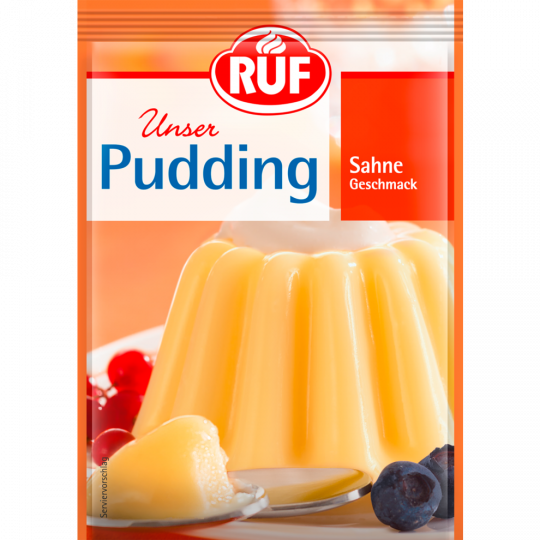 RUF Pudding Sahne-Geschmack 3 Packungen 