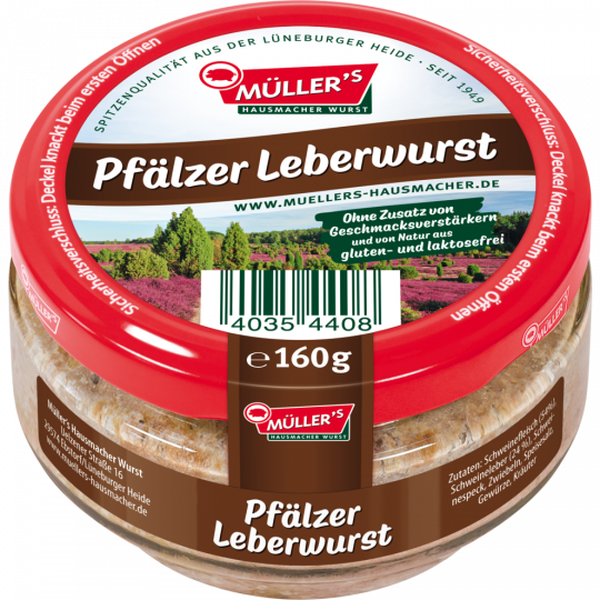 Müller's Pfälzer Leberwurst 160 g 