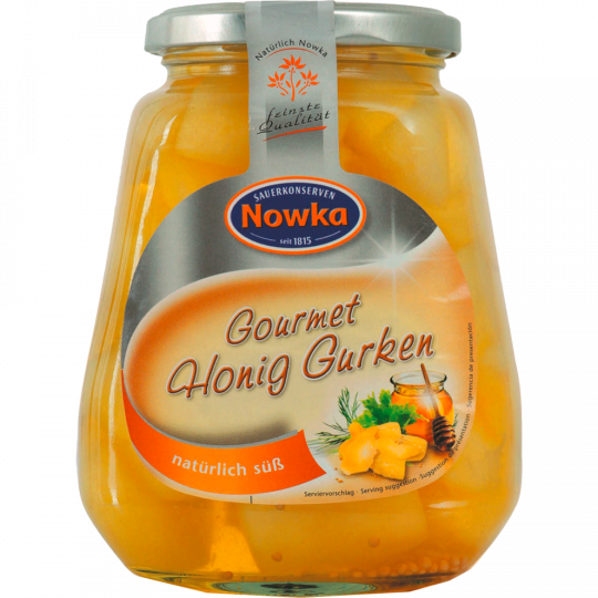 Nowka Gourmet Honig Gurken 530 g 