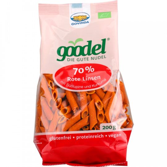 Govinda Bio Goodel Rote Linsen Nudeln 200 g 