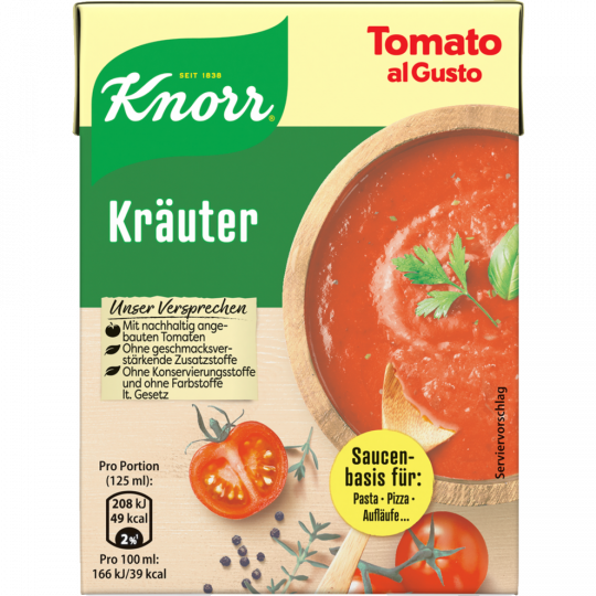 Knorr Tomato al Gusto Kräuter 370 g 