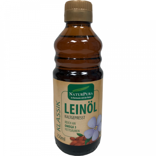 NaturPura Leinöl klassik kaltgepresst 250 ml 