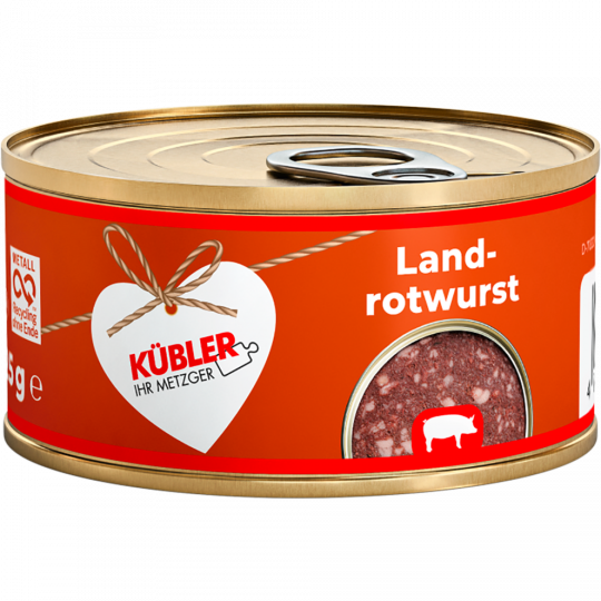 KÜBLER Landrotwurst 125 g 
