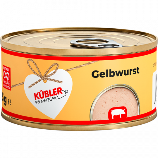 KÜBLER Gelbwurst 125 g 