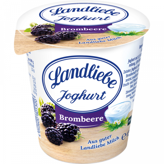 Landliebe Fruchtjoghurt Brombeere 3,8 % Fett 150 g 
