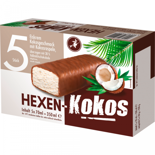 Hexen-Eis Hexen-Kokos 5 x 70 ml 