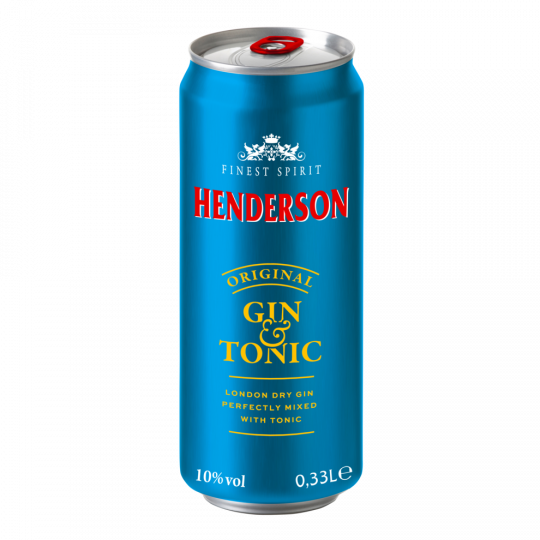 Henderson Gin Tonic 10 % vol. 0,33 l 