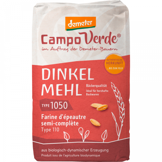 Campo Verde Demeter Dinkelmehl Type 1050 1 kg 