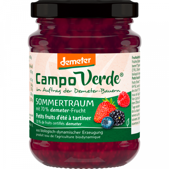 Campo Verde Demeter Fruchtaufstrich Waldbeere 200 g 