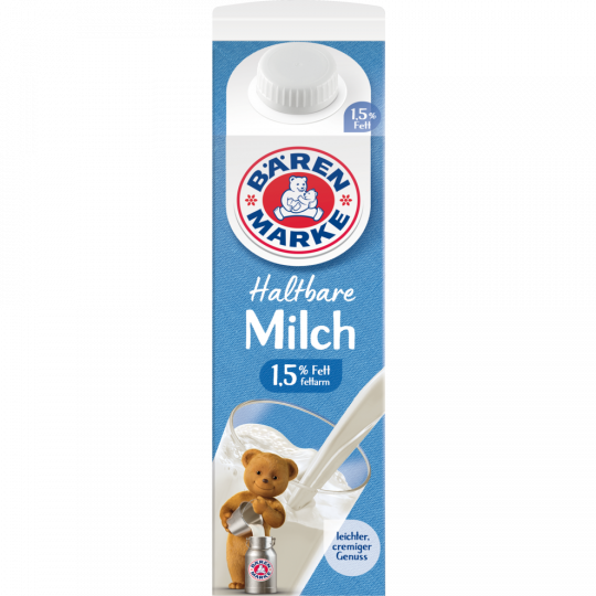 Bärenmarke H-Milch 1,5 % Fett 1 l 