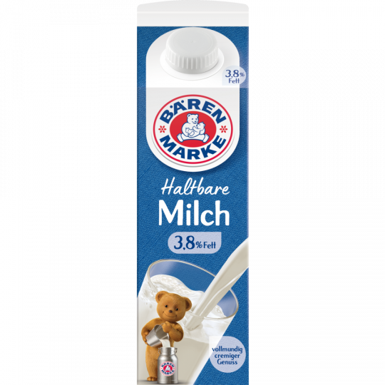 Bärenmarke H-Milch 3,8 % Fett 1 l 
