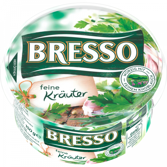 Bresso Frischkäse feine Kräuter 62 % Fett i. Tr. 150 g 