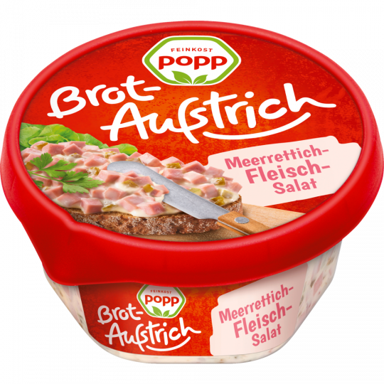 Popp Brotaufstrich Merrettich-Fleischsalat 150 g 