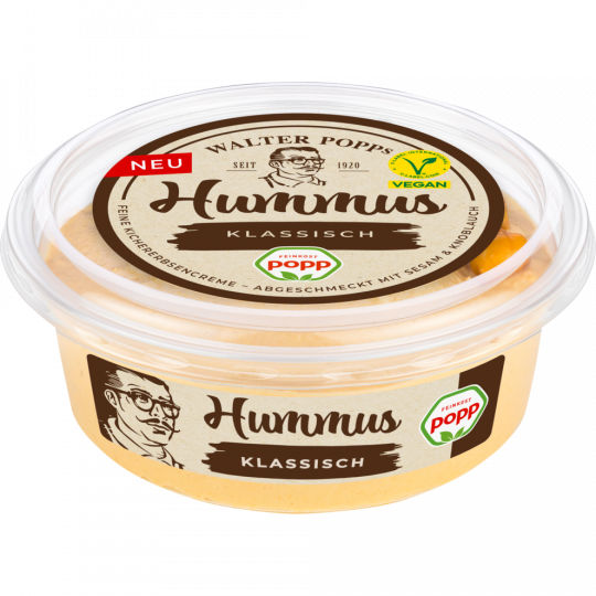 Popp Walter Popp's Hummus Klassisch 175 g 