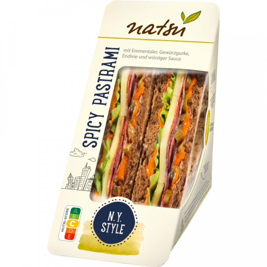 natsu Sandwich Pastrami 170 g 