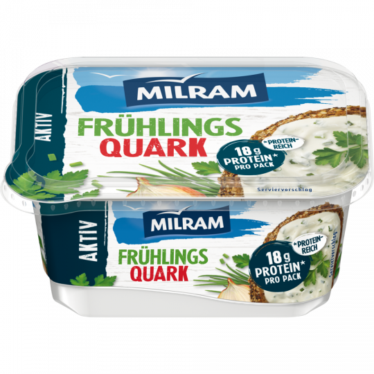MILRAM Frühlingsquark Activ 14 % Fett 185 g 