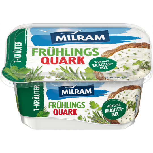 MILRAM Frühlingsquark 7-Kräuter 40 % Fett i. Tr. 185 g 