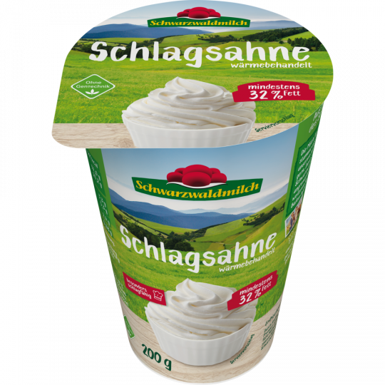 Schwarzwaldmilch Schlagsahne 32 % Fett 200 g 