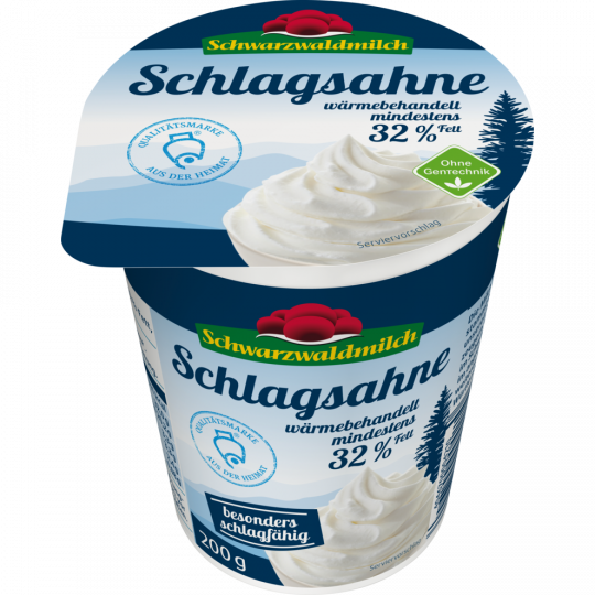 Schwarzwaldmilch Schlagsahne 32% 200 g 