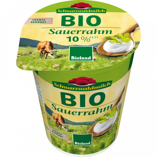 Schwarzwaldmilch Bio Sauerrahm 10 % Fett 200 g 