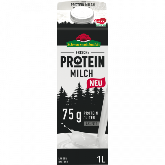 Schwarzwaldmilch Protein F-Milch 0,9 % Fett 1 l 