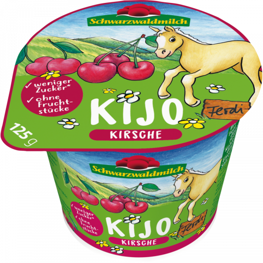 Schwarzwaldmilch Kijo Kirsche 3,5 % Fett 125 g 