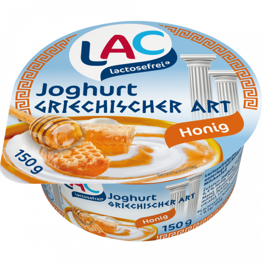 LAC lactosefrei Joghurt nach griechischer Art Honig 10 % Fett 150 g 