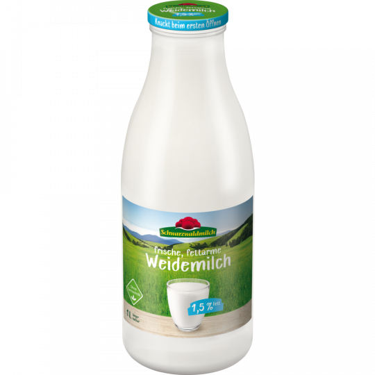 Schwarzwaldmilch Frische fettarme Weidemilch 1,5 % 1 l 