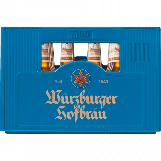 Würzburger Hofbräu Pilsner - Kiste 24 x 0,33 l 