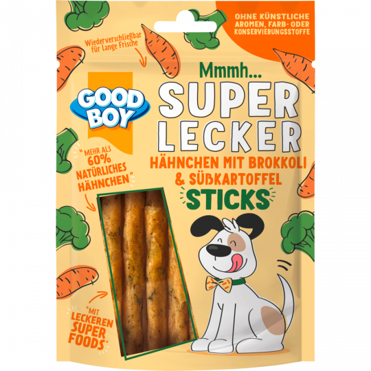 Good Boy Hähnchen mit Brokkoli & Süßkartoffel Sticks 100 g 