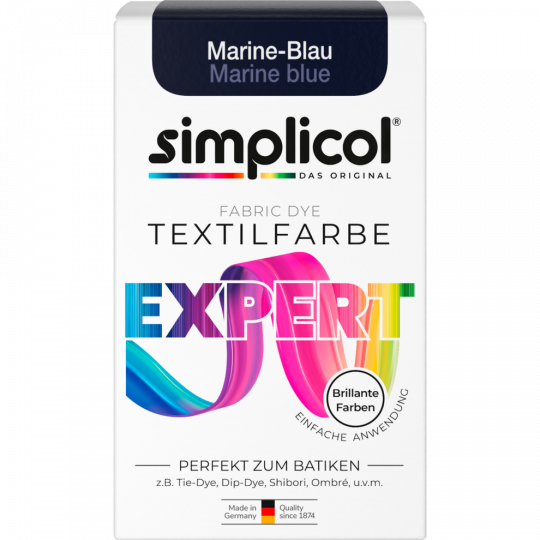 simplicol Textilfarbe expert Marine-Blau 150 g 