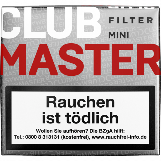 Clubmaster Mini Filter Red 20 Stück 