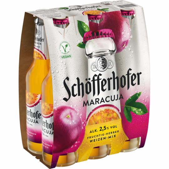 Schöfferhofer Weizen-Mix Maracuja - 6-Pack 6 x 0,33 l 