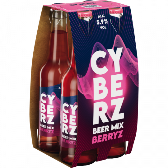 Cyberz Berryz - 4-Pack 4 x 0,33 l 